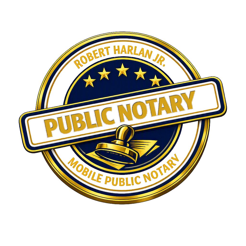 Harlan Mobile Notary logo